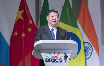 Full text of President Xi's speech at BRICS Business Forum in South Africa