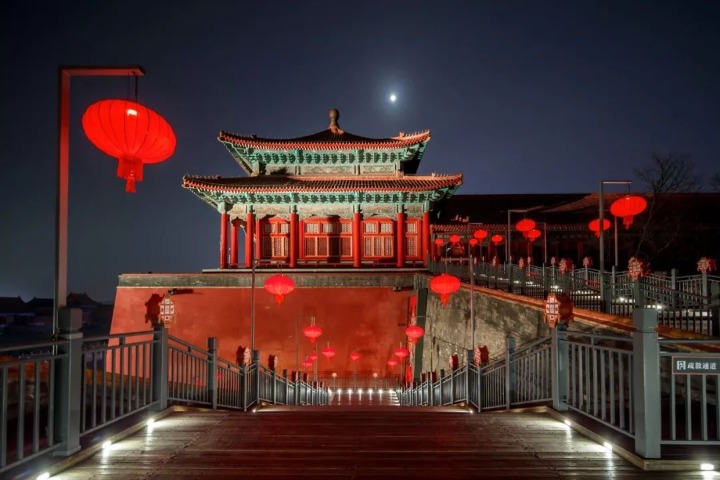 Forbidden City glows as night tours open to public marking Lantern Festival
