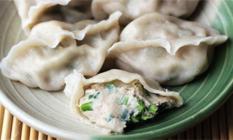 Dumpling stuffed with Spanish mackerel (鲅鱼水饺/Ba Yu Shui Jiao)