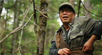 Writer in Changbai forest