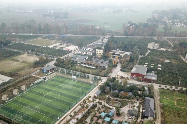 Chengdu village kicks poverty away on soccer pitch