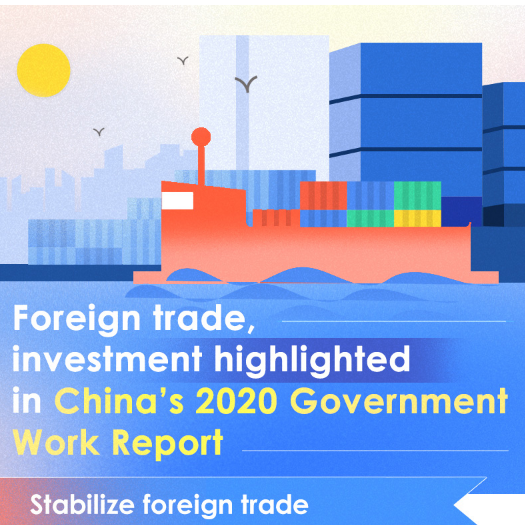Foreign trade, investment highlighted in China's 2020 Government Work Report