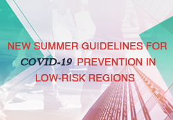 New summer guidelines for COVID-19 prevention in low-risk regions