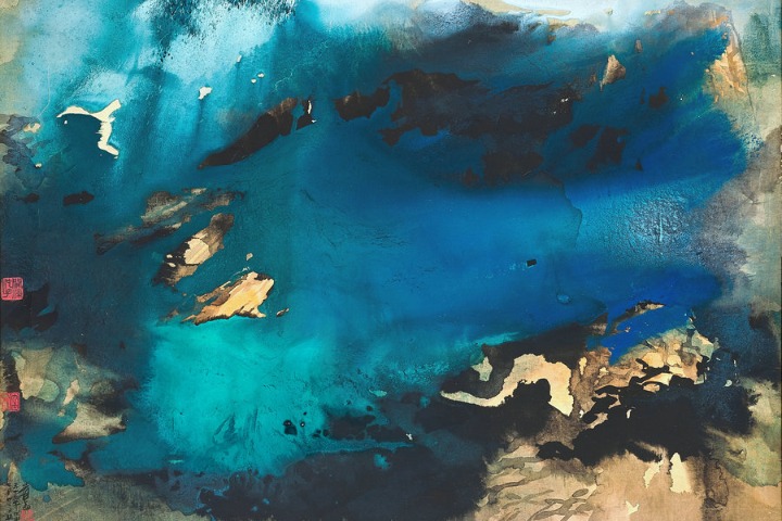 Zhang Daqian's splashed-ink landscape sold for over $27m
