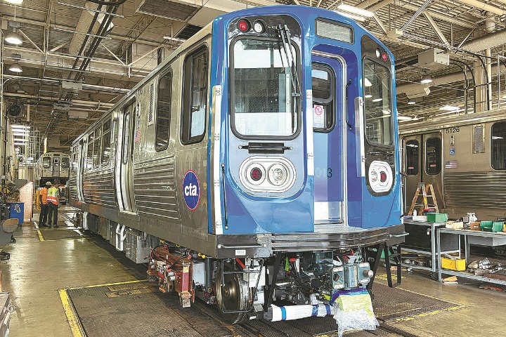 Chinese maker delivers 1st of 400 subway cars for Chicago