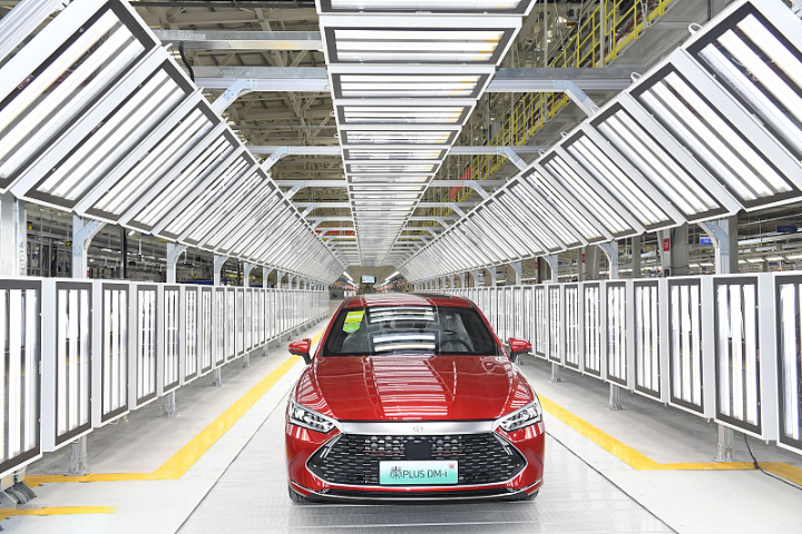 BYD new-energy vehicle sales up 292% in Jan-July