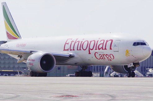 Changsha cargo flight connects to Africa