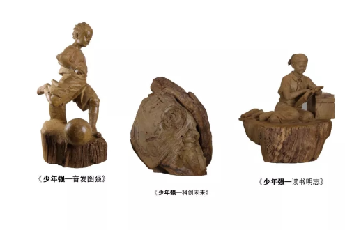 Wood carving art creation center unveiled in Hainan