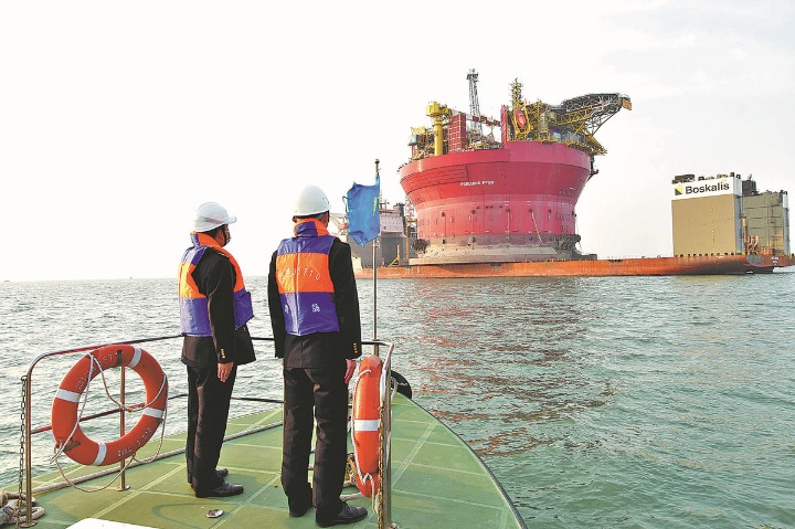 China-made floating hydrocarbon facility headed for seas off UK