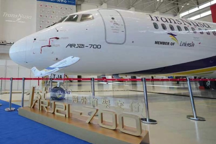 First overseas delivery of ARJ21 successfully completed