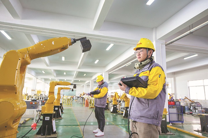 China shoots to fifth place in robot density rankings