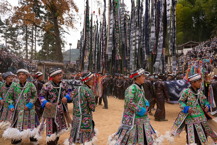 Miao festival of Guzang celebrated in Guizhou