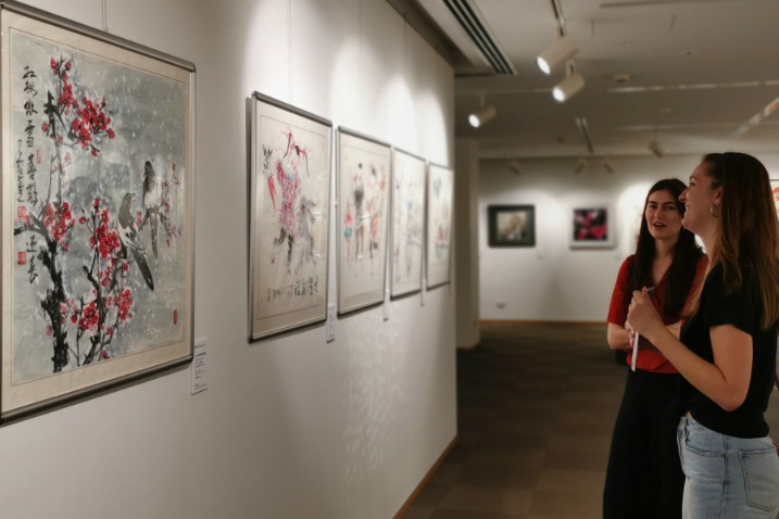 Chinese painting exhibition extends Spring Festival greetings to Sydneysiders