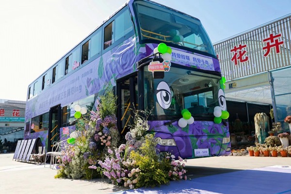 2023 Flower Bus Creative Culture and Arts Festival opens in Chenggong