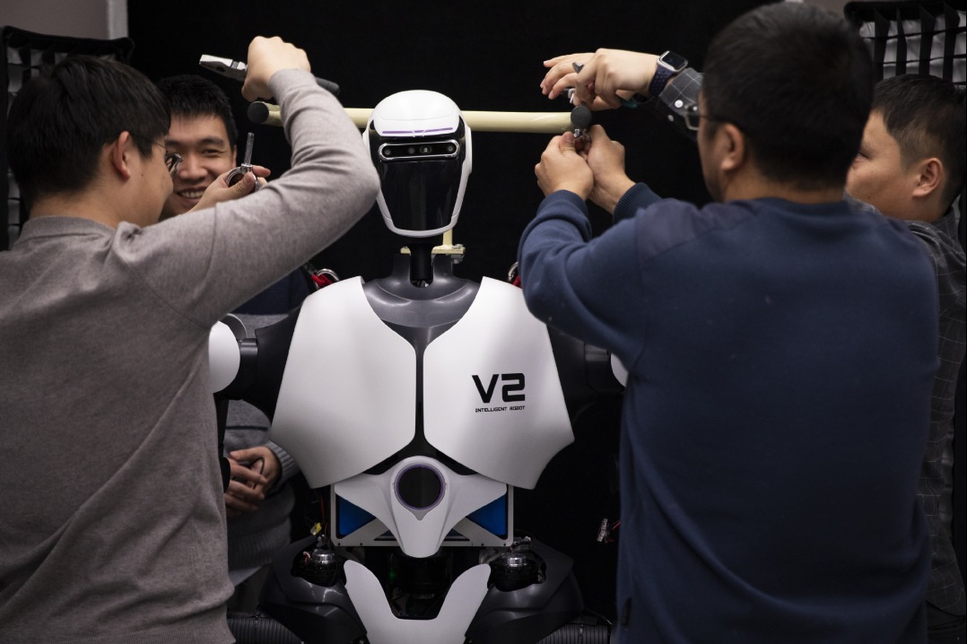 Humanoid robots take their first step in public