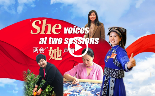 'She voices' at two sessions
