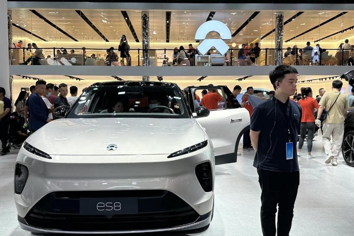 Chinese EV maker NIO's 500,000th vehicle rolls off production line