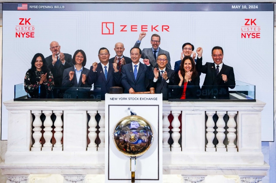 Zeekr's shares soar on NYSE debut