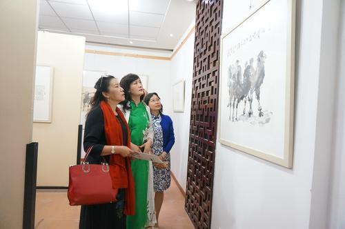 Painting and calligraphy exhibition opens in Baotou