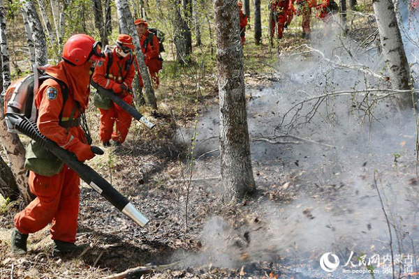 Firefighters weaken flames in northern forest | govt.chinadaily.com.cn