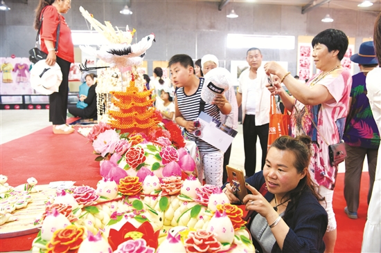 Festival promotes Baotou dough modeling