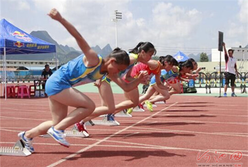 Young athletes compete in Hechi