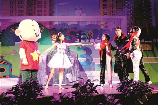 Children’s play staged in Baotou