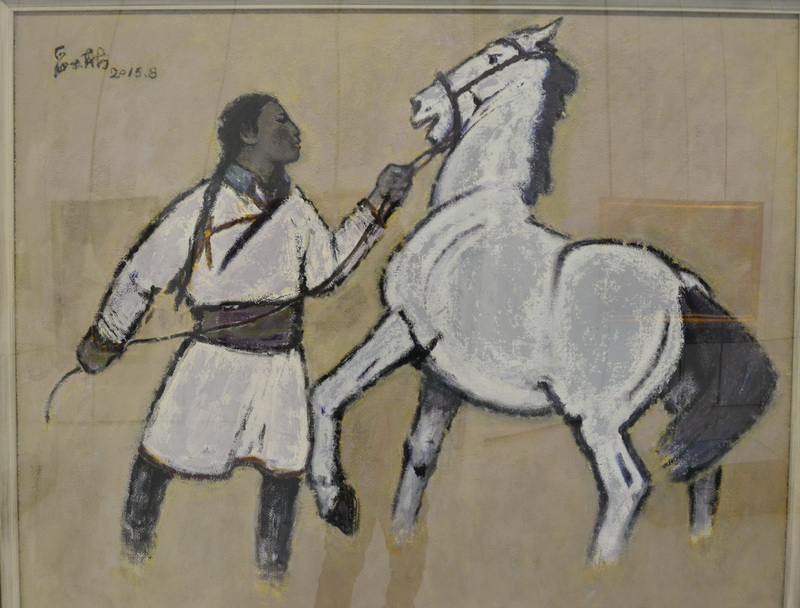 Tuomusi oil paintings displayed in Hohhot