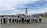 Aspiring teenagers learn flight basics at Jinwan base