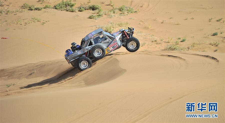 Desert off-road racing in Alshaa