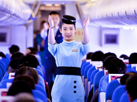 Taiwan attendants' first flight with Xiamen Air