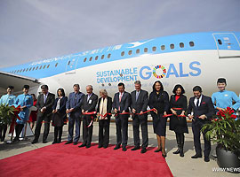 Xiamen Airlines to promote UN sustainable development message with new aircraft