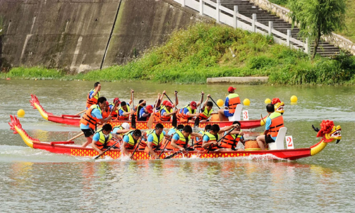Guangxi Huanjiang nationwide dragon boat tournament held