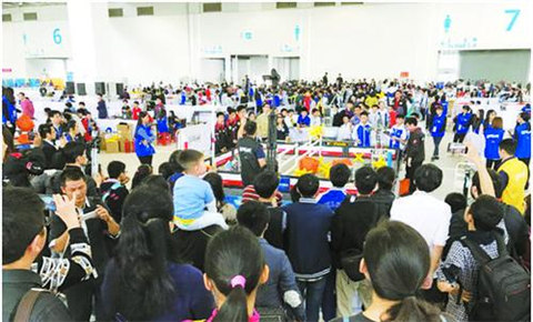 Highly talented teens prep for robot faceoff in Jinwan