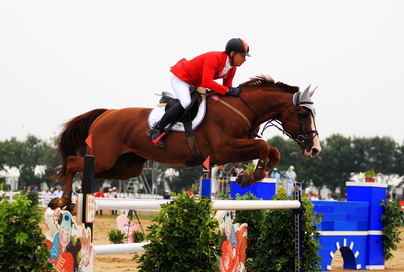 Equestrian squad faces disappointment in Tianjin
