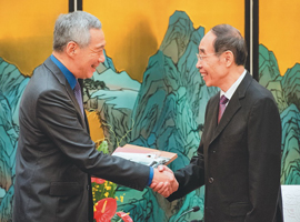 Singapore PM Lee looks forward to more exchanges with Xiamen