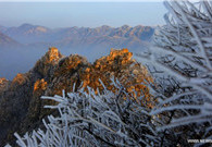 Scenery of Jiankou Great Wall after snowfall in Beijing
