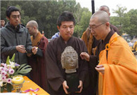 Head of Buddha statue from Tang Dynasty returns home