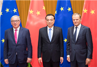 Multilateralism stressed with European leaders