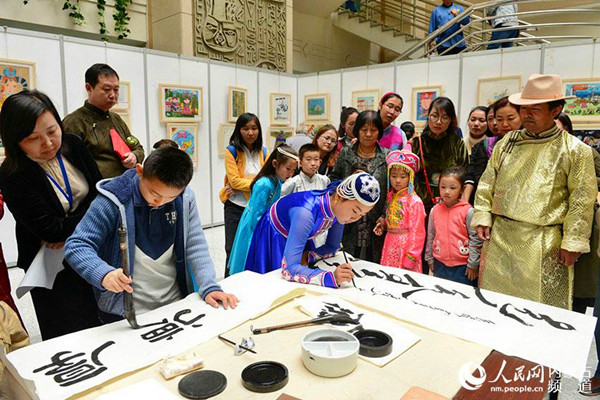 Work by IM children exhibited in Shanghai