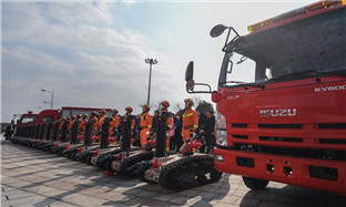 60 anti-explosion fire robots delivered in Ningbo