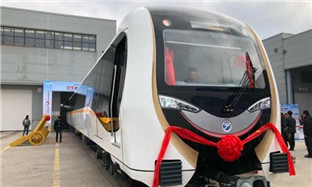First Ningbo-made subway train departs production line