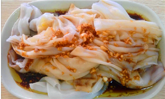 Zhanjiang steamed vermicelli roll (湛江蒸粉肠/Zhanjiang Zheng Fenchang)
