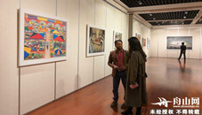 Pacific Rim art exhibition opens in Zhoushan