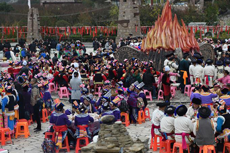 Qiang New Year festival