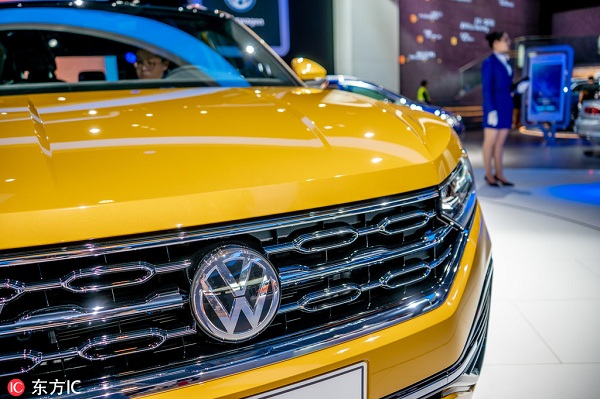 A FAW-Volkswagen automobile is on display during the 16th China (Guangzhou) International Automobile Exhibition, also known as Auto Guangzhou 2018, in Guangzhou city, South China's Guangdong province, on Nov 16, 2018. [PhotoIC].jpg