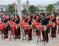 Huanjiang enlivened with Sanyuesan celebrations