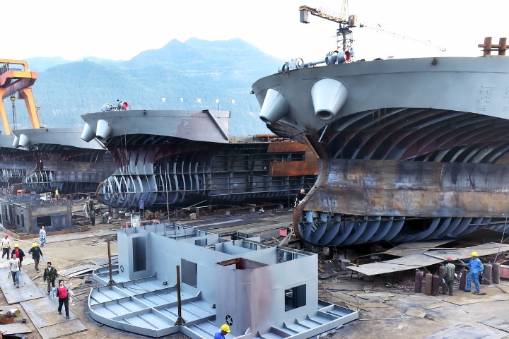 China leads global shipbuilding in Q1