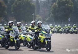Wuxi traffic police expand motorcycle unit