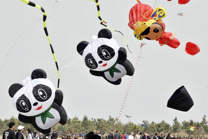 36th Weifang Intl Kite Festival kicks off in E China's Shandong